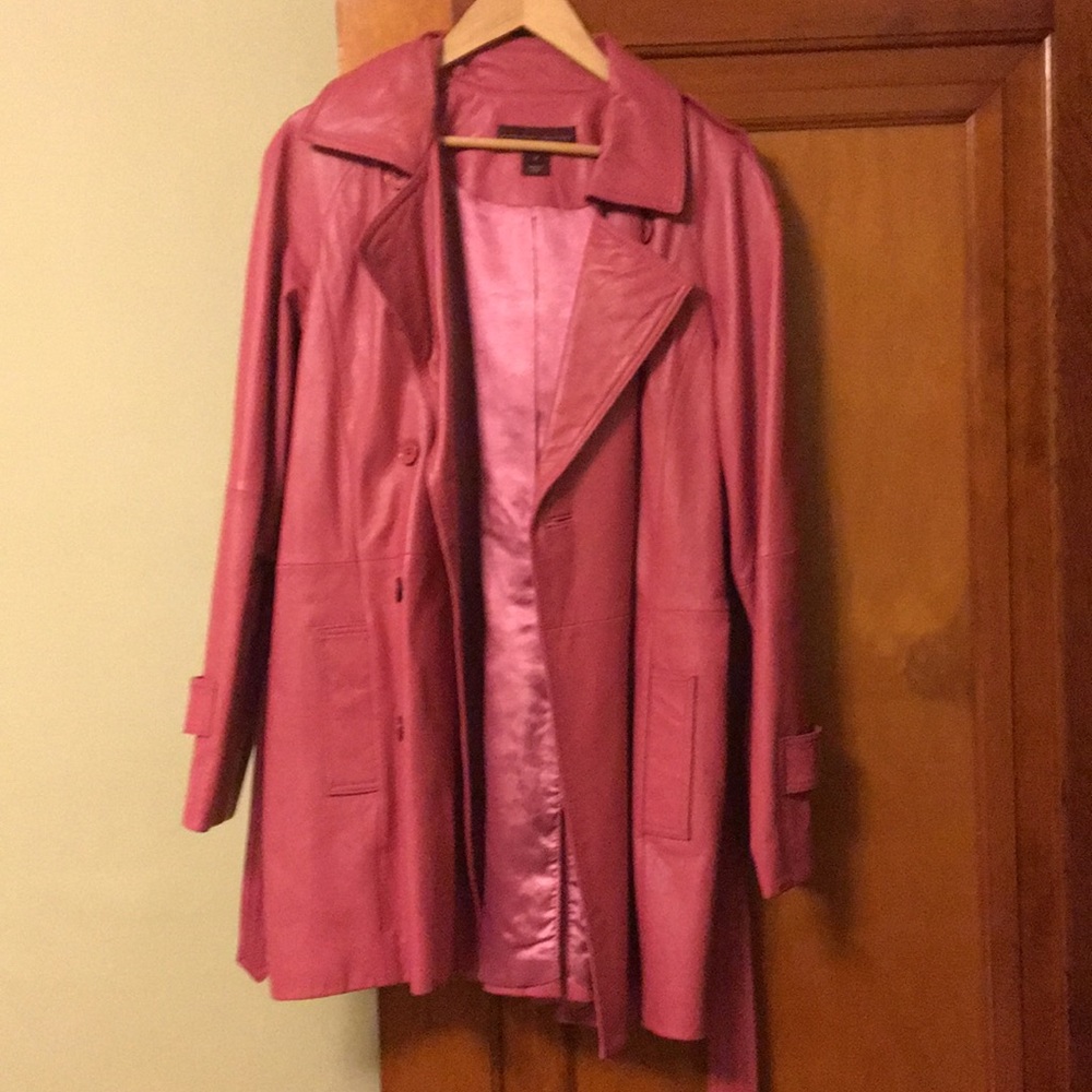 Vintage leather coat